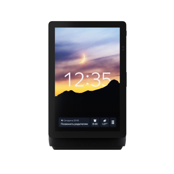 Умная колонка Яндекс.Станция Дуо Макс с Алисой, с Zigbee, 60 Вт, чёрный